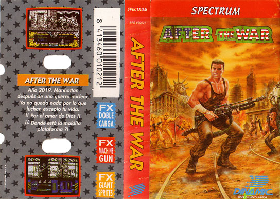 After the War box art for ZX Spectrum